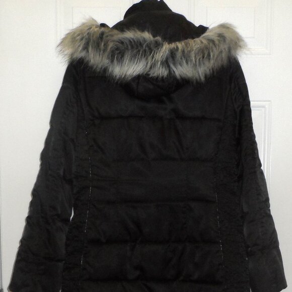 Esprit woman black coat with hoodie - Size M - Picture 4 of 16